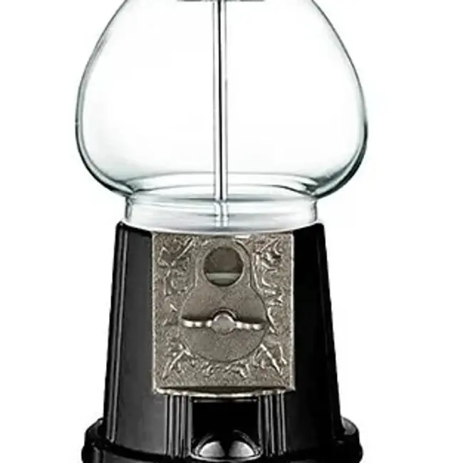 BLACK 9" Tall Classic Gumball/Candy Machine