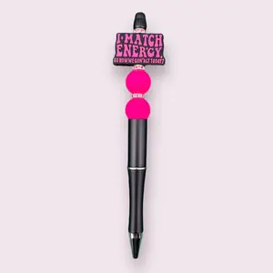 “I Match Energy” beaded pen