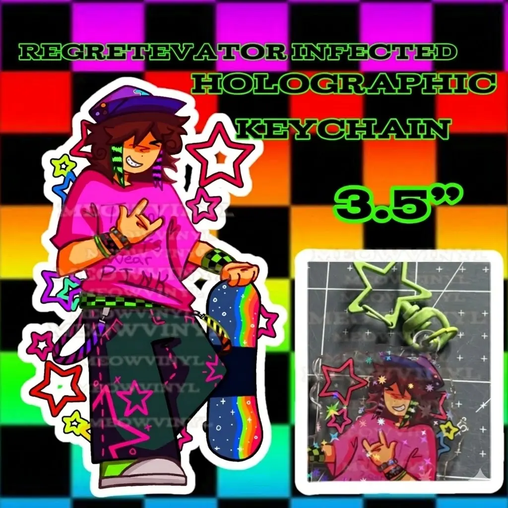 REGRETEVATOR INFECTED - Acrylic Keychain