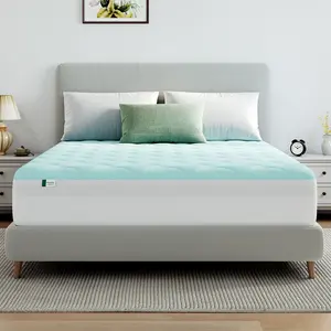 Novilla Cooling Mattress Topper ,Mattress Pad with Deep Pocket for 8-21" Mattress,Soft Mattress Cover for Back Pain Relief,Queen/King Size