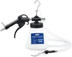 Orion Motor Tech Pneumatic Brake Bleeder Kit,0.8qt Brake Fluid Bleeder Kit with 8 Master Cylinder Adapters, 750 ml Vacuum Brake Bleeder for One Person Brake Bleeding, Automotive Fluid Extractor Car Inspection Tools Car Diagnostic Tools