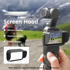 Dji Osmo Pocket 3 Display Sunshade Protection Cover, Anti-Glare Screen Protector Accessory, Essential Camera Accessories