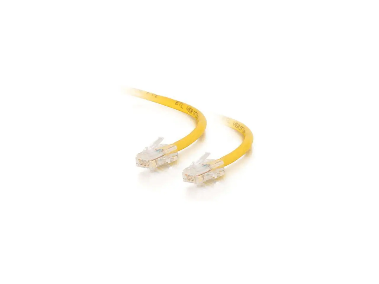 C2G 24669 Cat5e Cable - Non-Booted Unshielded Ethernet Network Patch Cable, Yellow (2 Feet, 0.60 Meters) C2G 24669 Cat5e Cable - Non-Booted Unshielded Ethernet Network Patch Cable, Yellow (2 Feet, 0.60 Meters)