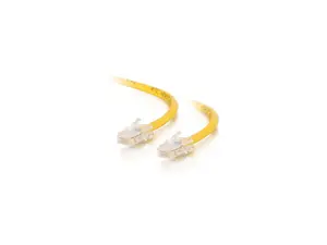 C2G 24669 Cat5e Cable - Non-Booted Unshielded Ethernet Network Patch Cable, Yellow (2 Feet, 0.60 Meters) C2G 24669 Cat5e Cable - Non-Booted Unshielded Ethernet Network Patch Cable, Yellow (2 Feet, 0.60 Meters)