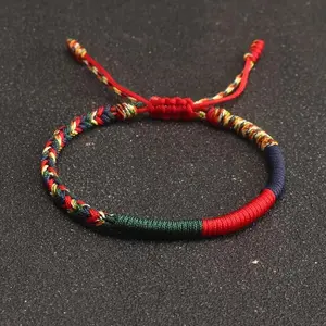 1pc Colorful Handmade Braided Nylon Rope Bracelet - Adjustable, Fashion-Forward Friendship Wristband for Men & Women - Ideal for Daily Wear & Gifting on Couples, Father's Day, Mother's Day, Valentine's