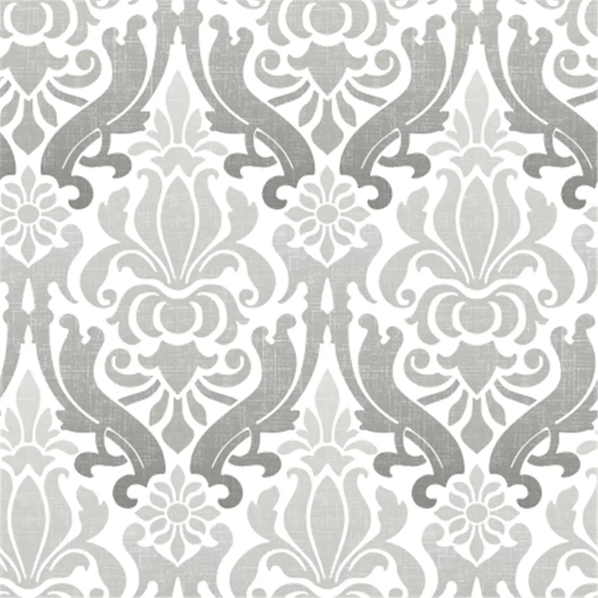 212 MAIN NU1827 Nouveau Damask Print Removable Peel-Stick Wallpaper - 20.5"x18', Premium Substrate, Self-Adhesive, Grey, Quick & Easy to Install, Indoor Entryway Home Decor Hanging Supply