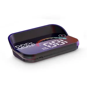 Windshield Speedometer Projector, Universal 3.5 Inch Hud Display, Obd GPS Digital Speed, Compass Direction, Time, Speed Warning, Mileage, Driving Time, Dc5v, Car Display Screen