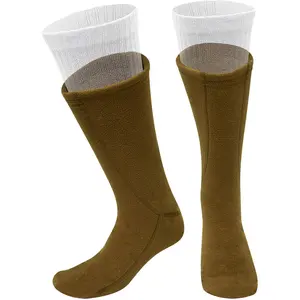 Coyote Brown Polar Fleece Boot Liners