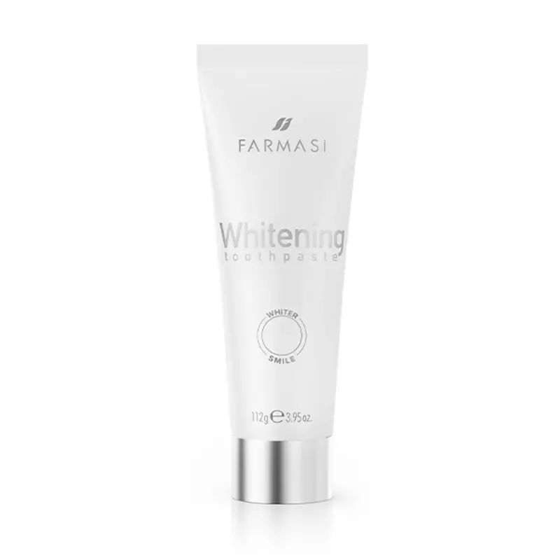 Farmasi Whitening Toothpaste 112g 3.95oz for Whiter Smile Oral Care with Fluoride & Natural Ingredients for Healthy Teeth
