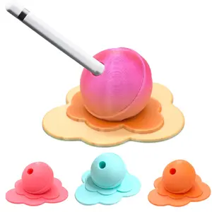 3D Printed Melted Lollipop Pen Holder, Creative Storage Rack Desk Organizer Stand