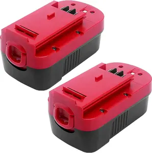 2Packs 4.5Ah Ni-Mh HPB18 Replacement for Black and Decker 18V Battery HPB18-OPE HPB18-OPE2 244760-00 A1718 FSB18 FS18FL   Rechargeable Firestorm Cordless Tools