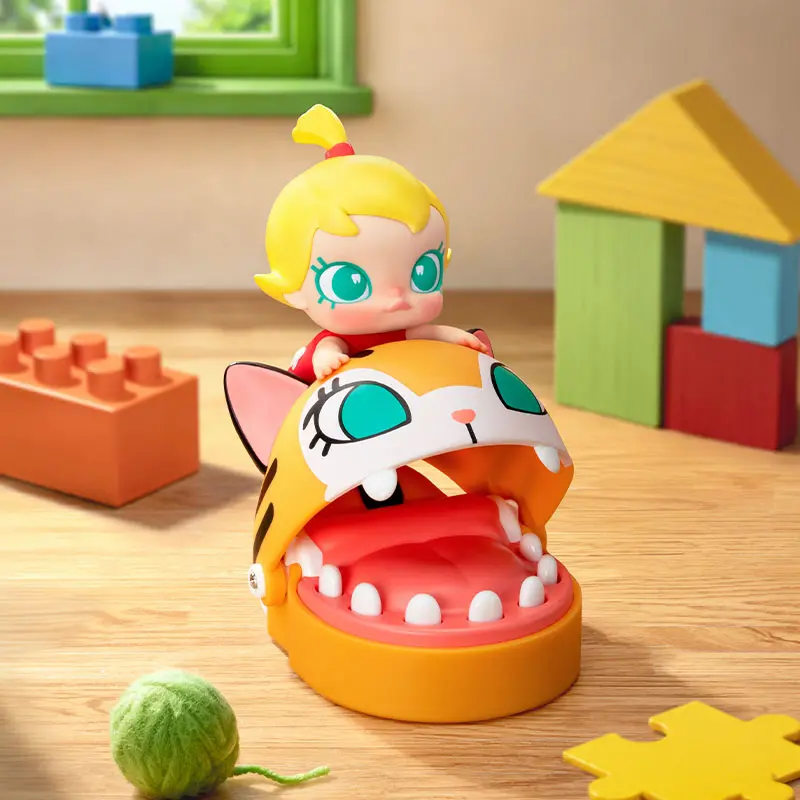 【2】POP MART Baby Molly & Big Ear Cat's Prank Series Figures Blind Box
