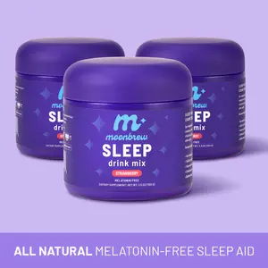 MoonBrew Sleepy Strawberry 3-Pack Bundle – Strawberry (x3) | Melatonin-Free Nighttime Magnesium Sleep Drink | Bundle & Save