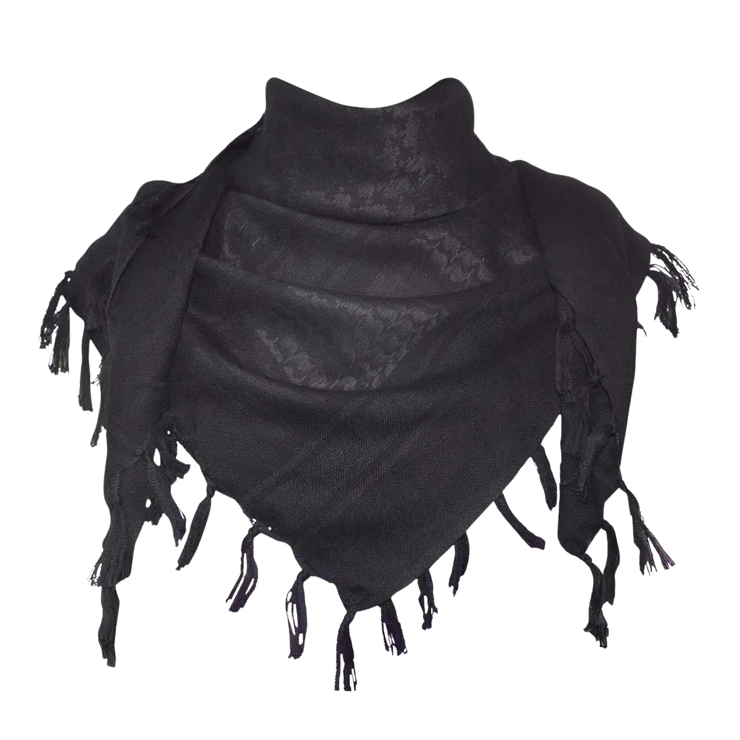 100% Premium Cotton Shemagh Tactical Scarf Keffiyeh Head Scarf Desert Scarf Military Scarf for Hunting Hiking Camping Airsoft Motorcycle Outdoor Activities