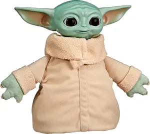 STAR WARS Action Buddy Grogu 10-Inch Animatronic, Interactive Plush, Action Figure, The Mandalorian & Grogu Toys for Kids Ages 4+