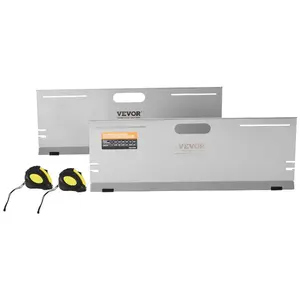 VEVOR Wheel Alignment Tool, 2-Pack Alignment Tool Toe Plates, Stainless Steel Toe Angle Measurement Tool Plate, 4 Alignment Rods and Magnetic Slots, Includes Measuring Tapes Conversion Chart