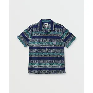 Quiksilver | Global Heat Casual Short Sleeve Shirt | Chest Pocket Regular Fit | Everyday Wear & Casual Streetwear