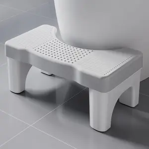 Toilet Sop Stool for Squatting Posture, Portable Plastic  Stool for Adults, Toilet Poop Stool Squat Adult