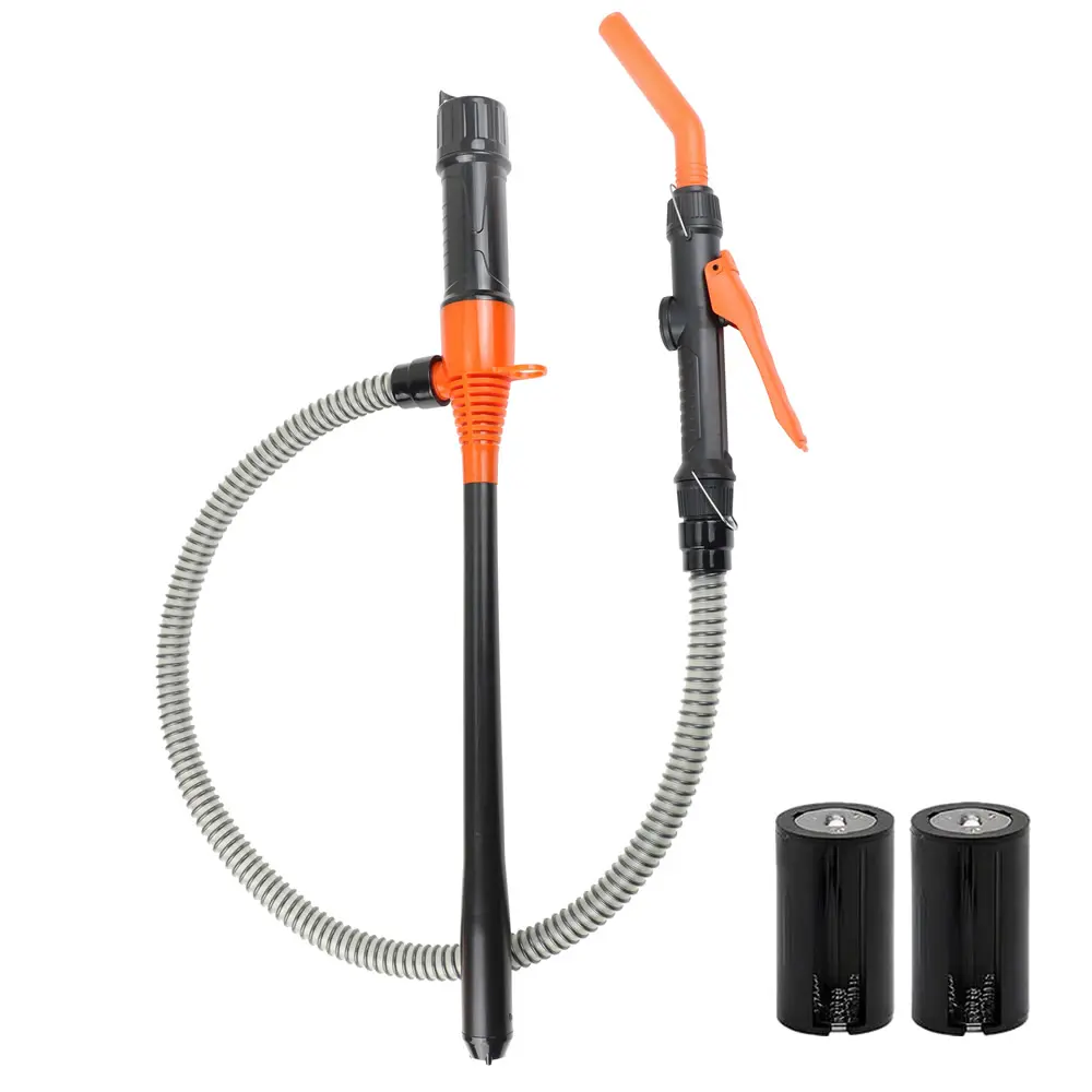 2026 Upgraded Electric Fuel Transfer Pump, Battery Powered Portable Transfer Pump with 3FT Hose, 2.3 GPM Cordless Liquid Pump for Gasoline, Diesel, Kerosene & Water