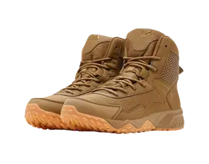 FILA BROWN MENS TACTICAL SIDE ZIPPER BOOTS CHASTIZER 1LM00358-200