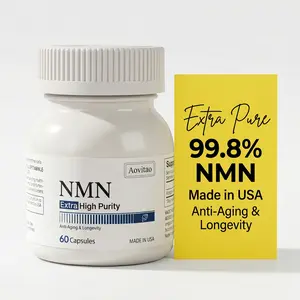 NMN Supplement 500mg Ultra Pure 99.8% | Stabilized Form | Supports NAD+ Production, Cellular Health & Healthy Aging | 60 Capsules