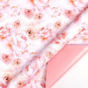 1Roll Double-Sided Rose Pattern Wrapping Paper Roll - Large 300cm x 43cm Valentine's Day Gift Wrap, Packaging Paper, Durable & Versatile for Birthdays, Anniversaries, Wedding Gifts (For Him/Her)
