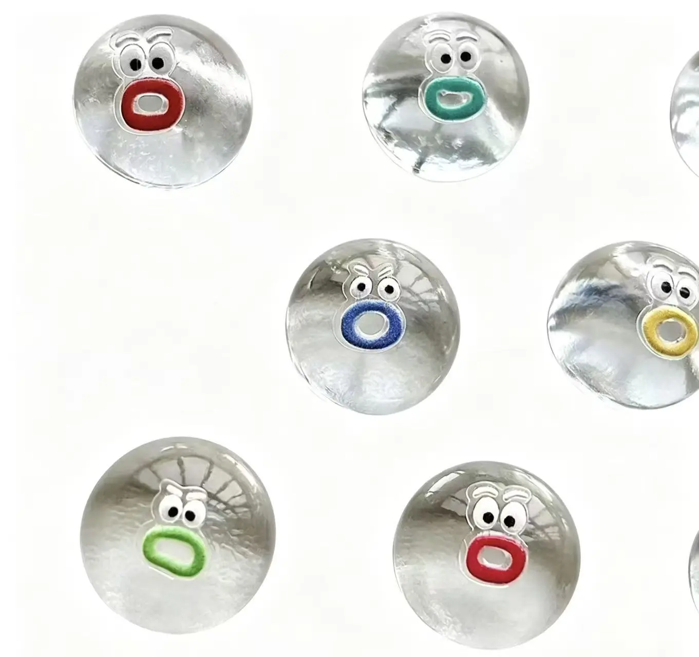 Cute and Playful BPA-Free Cartoon Face Mini Nose Squishy - Elastic TPR Compact Portable Handheld Fidget Toy for 3-4 Years Olds, Leisure Kawaii Collectible for Indoor Development & Anxiety Relief