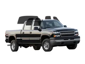 Precut 2Ply  Window Tint Film for Silverado 2500 Crew 2007-2014 Cars Sun Blocking Protection, Privacy, and Anti-Shatter Glass Film Any Tint Shade Kit