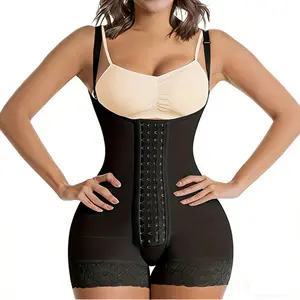 Women's Seamless Shapewear Bodysuit Tummy Control Butt Lifting No Underwire Fit Adjustable Leg Womenswear Soft