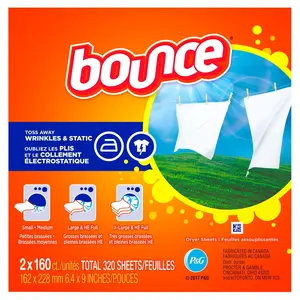 Bounce Fabric Softener Dryer Sheet Outdoor Fresh (2 x 160 Count)