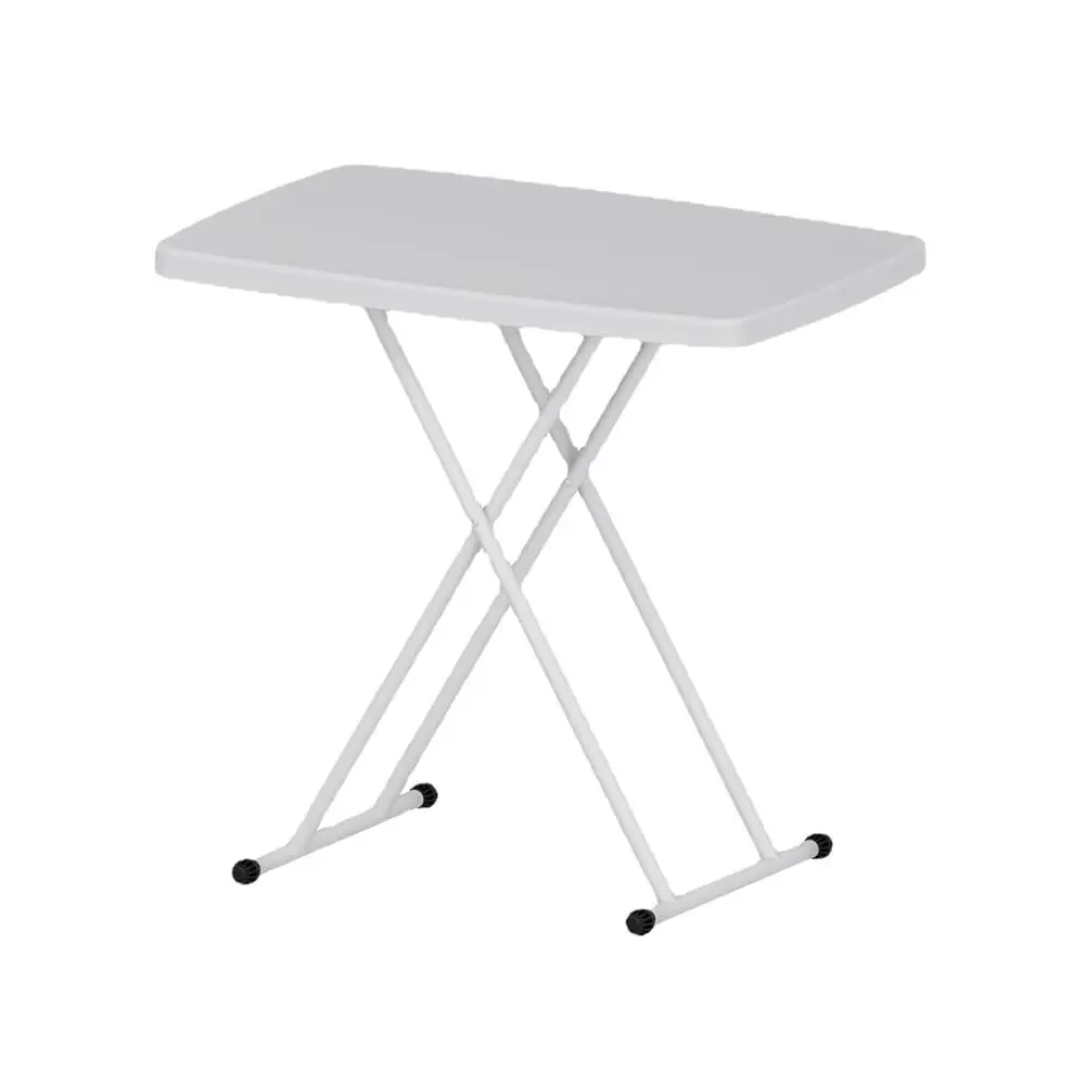 Folding Plastic Table - Premium Multipurpose Foldable Table with Adjustable Height, Detachable Design, for Party, Dining, Picnic, Camping, Indoor & Outdoor Use, 76×50 cm