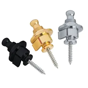 Guitar Strap Lock, Anti-slip Guitar Strap Locking Pegs Pins, Guitar Strap Buttons Pins, Durable Guitar Accessories