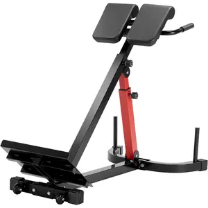 Spring new arrivals Roman Chair Hyperextension Bench, 350 lbs Adjustable Extension Machine, Multi-Function Exercise Equipment for Glute, Hamstring, Lower Back, and Ab Workout, Fitness Weight Bench for Home Gym