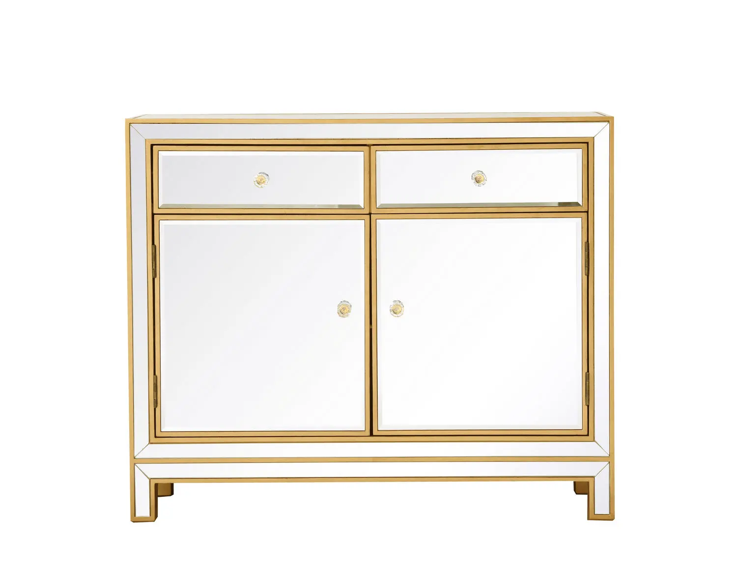 REFLEXION Nightstand Antique gold