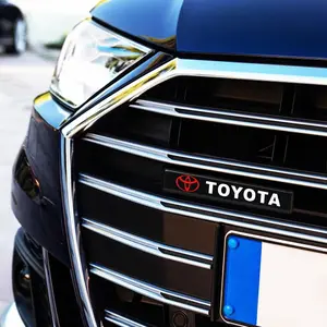Car LED Front Grille Emblem Light, Compatible with Corolla Yaris Rav4 Camry Avensis Auris Corolla, Car Accessories, Car Decal