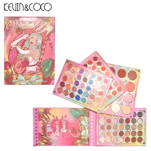 Kevin & Coco Valentine's Day Eyeshadow Palette 117 Colors Makeup Cosmetic for Makeup Use Radiant