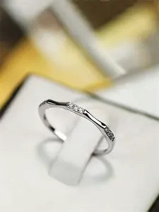 1 PC Classical Cubic Zirconia Ring For Women For Wedding Engagement Party Jewelry Valentine's Day Gift Elegant Engagement Ring Elegant Everyday Ring