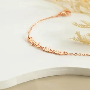 FF0020 New Store Opening | | Custom Multiple Name Bracelet |   Personalized Family Name Jewelry | The ultimate sentimental gift for mom to carry all her children’s names with her.