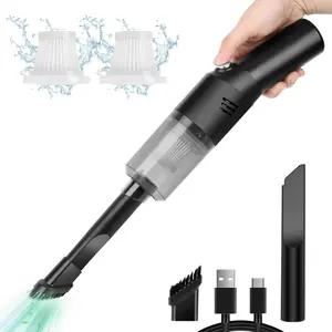 Portable Mini  Vacuum Cleaner, High Power Cordless(400g) Handheld Rechargeable Vacuum Cleaner for Desk V06