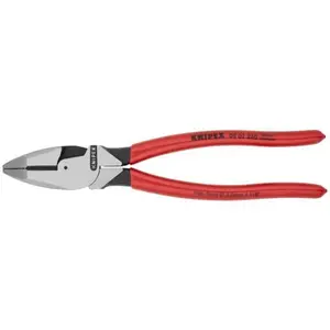 KNIPEX (09 01 240 SBA) 9-1/2" High Leverage Lineman's Pliers New England Head