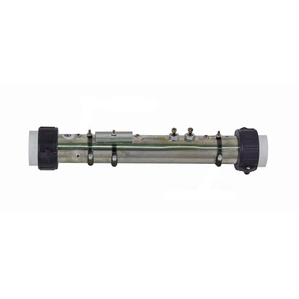 212 MAIN 5.5 kW Flow-Through Heater Assembly for Swimming Pools - Universal Fit with 15 in. Sliding Straps and 2 in. Flow Path, Aquatic Fitness Equipment, 15" Straps, Heats Water