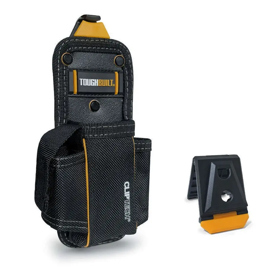 Toughbuilt Tb-Ct-30x Upgrade Utility Knife Pouch, Tool Pockets, Tool Pouches, Portable Tool Bag, Tool Storage Bag, Tool Organizing Bag, Durable Tool Organizer with Cliptech for Construction, Electrician & Carpenter Use