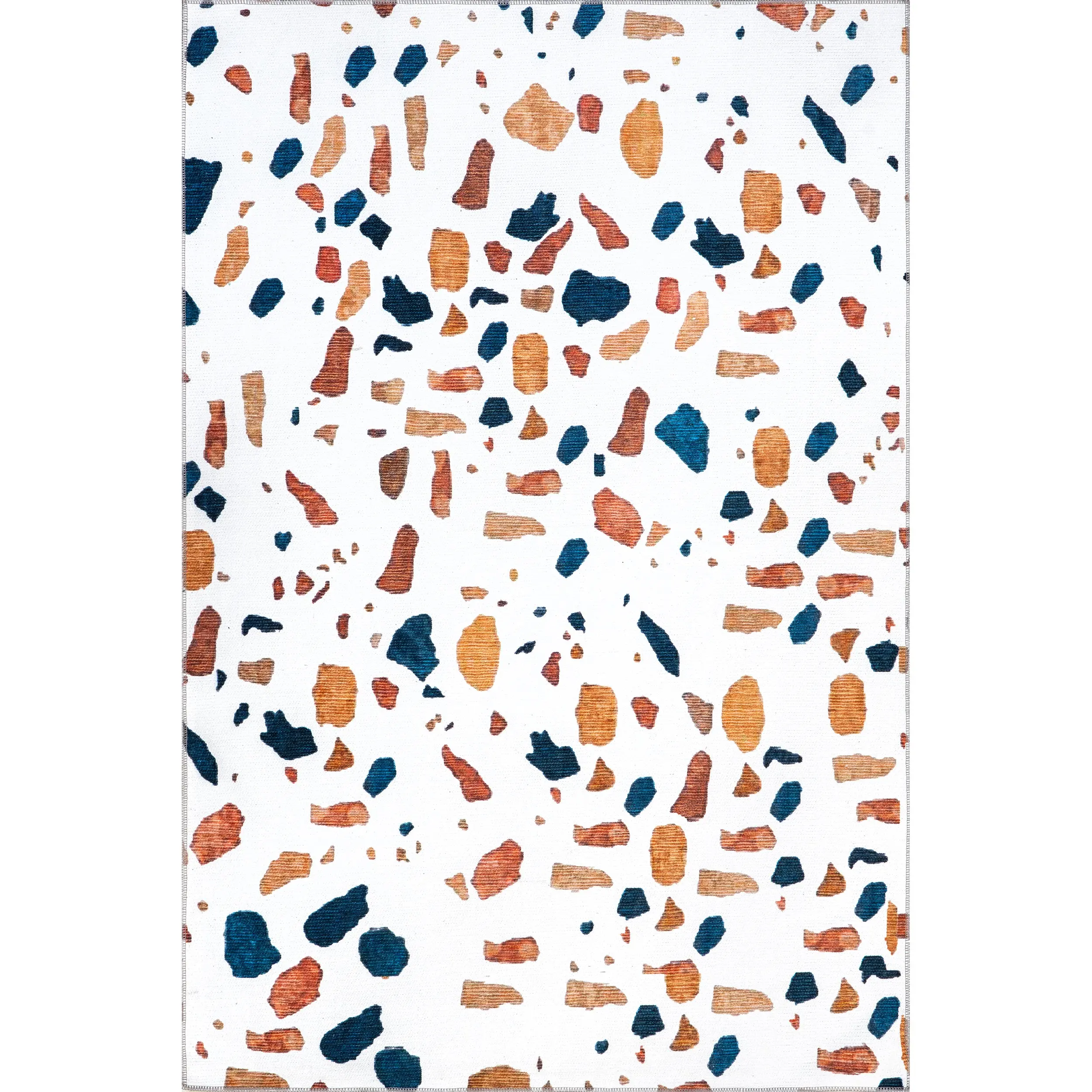 JoJo Kids Pebbles Machine Washable Area Rug