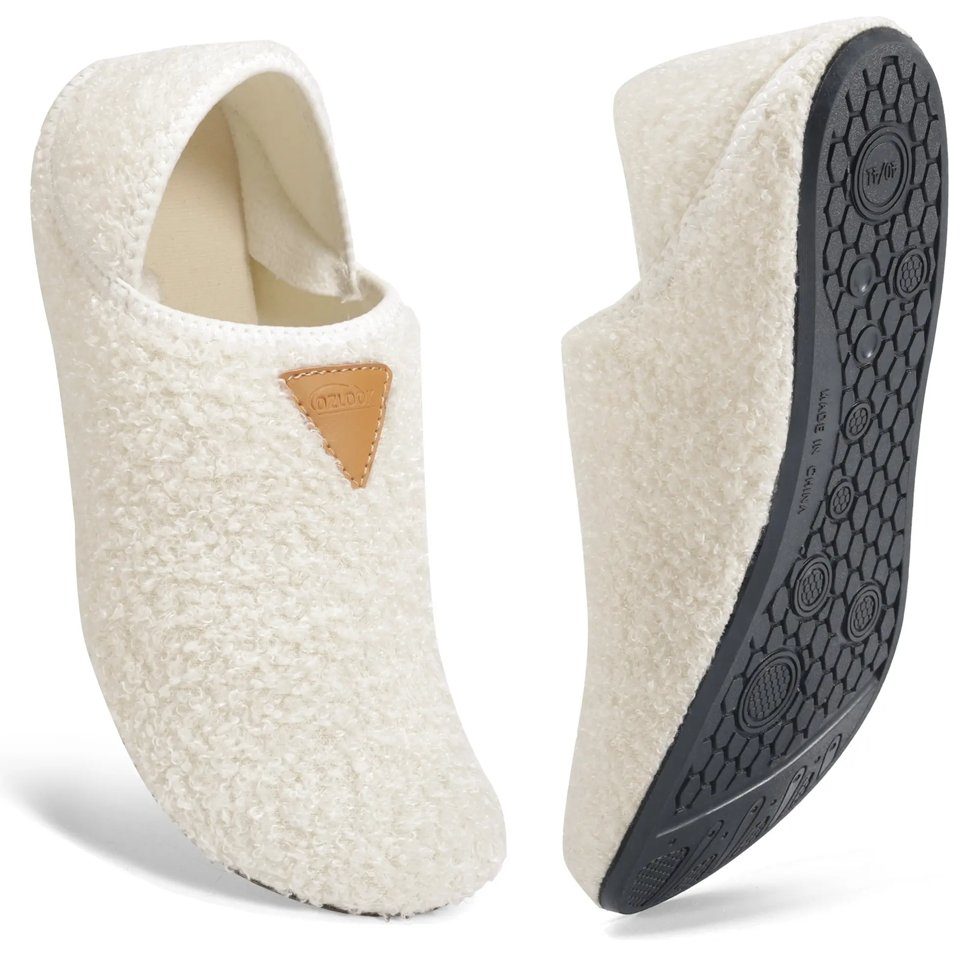 House Slippers for Women Men Indoor Barefoot House Shoes Soft Socks | Furry Slip on Cozy Comfy Flexible Machine Washable Home Bedroom Travel Hospital Yoga Gifts for Mom Grandma