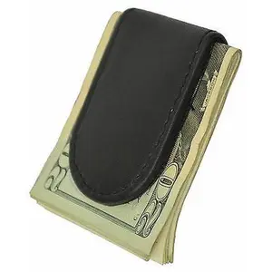 Leatherboss Genuine Leather Men's Strong Magnetic Money Clip
