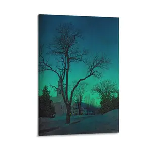 Maxfield Parrish Poster 1 Canvas Poster Bedroom Decor Sports Landscape Office Room Decor Gift Frames Ornaments Wall Artistic