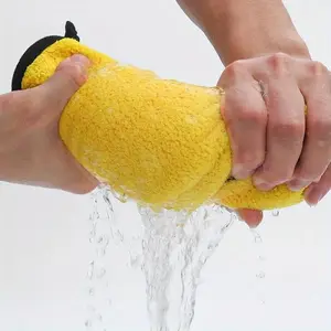 10 ultra-fine fiber car cleaning cloths - Car Wash Microfiber Towel, super absorbent, scratch free, fast drying yellow black towels, suitable for car, home and beauty purposes, car cleaning accessories, Car detailing products, durable fabrics
