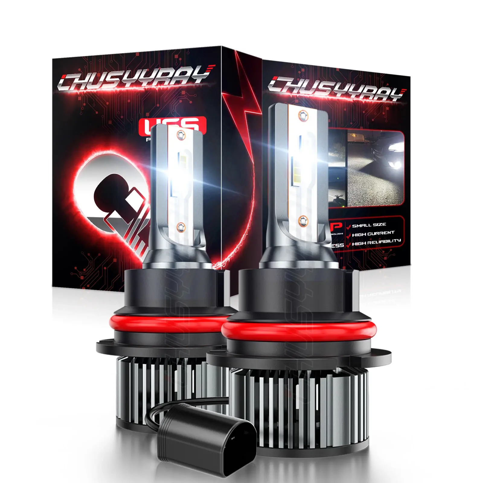 For Ford F250 F350 Super Duty 2001 2002 2003 2004 LED Headlight Hi/Lo Beam Bulbs Led Headlamp