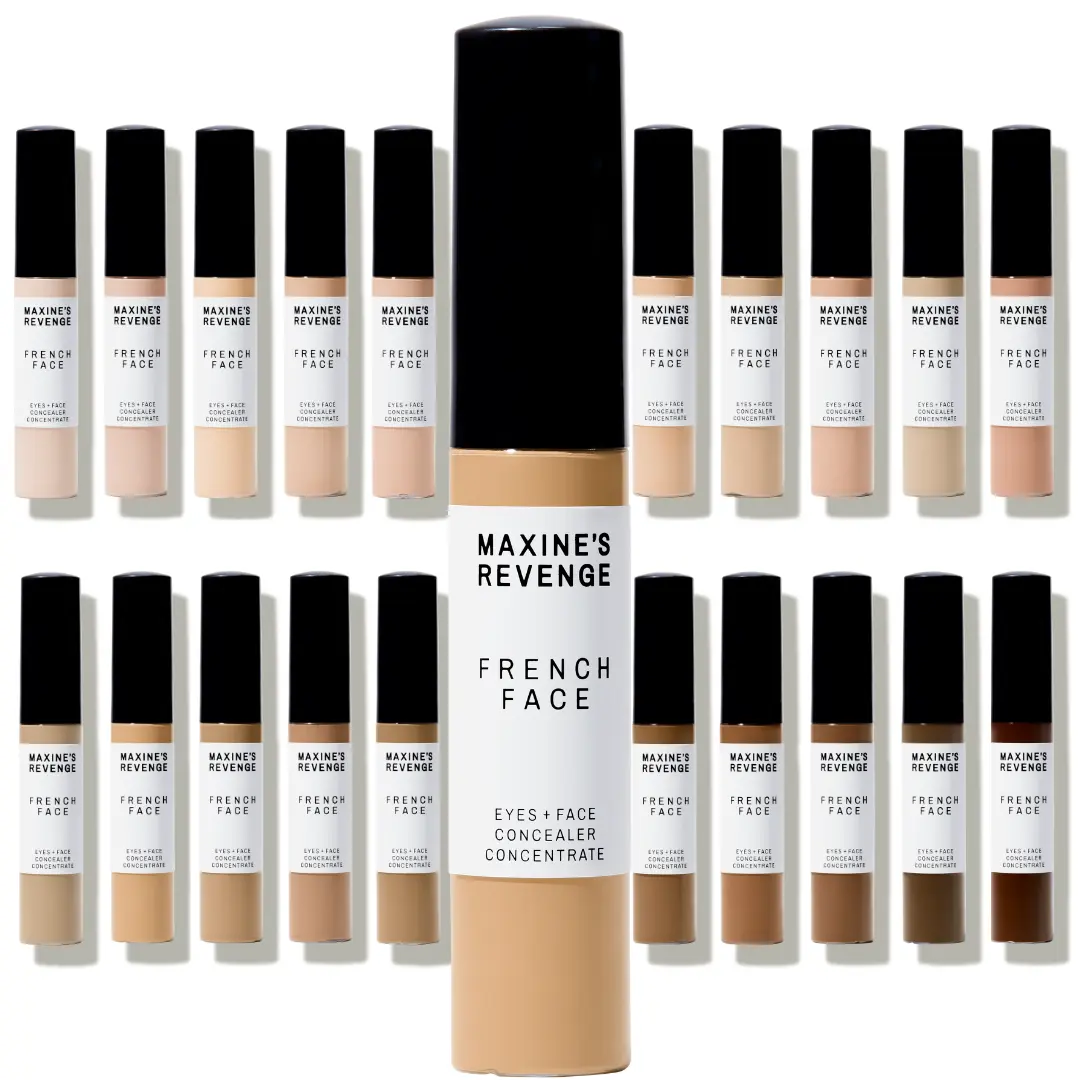 French Face Concealer Hydrating Concealer-Foundation Hybrid for Eyes + Face Makeup Cosmetic