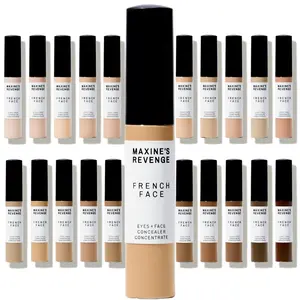 French Face Concealer Hydrating Concealer-Foundation Hybrid for Eyes + Face Makeup Cosmetic